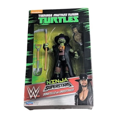 Playmates Toys Teenage Mutant Ninja Turtles Superstars Donatello WWE Undertaker - Изображение 1 из 4