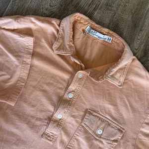 Polo Criquet uomo media arancione cotone biologico manica corta casual golf - Foto 1 di 12