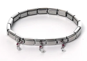 Nomination Bracciale Composable Smarty Op-Silver In Acciaio, Argento 925 E Pietr - Foto 1 di 4