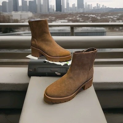 Botines de tacón bloque Marie 8 M coñac a.n.a para mujer  Foto 1 de 4