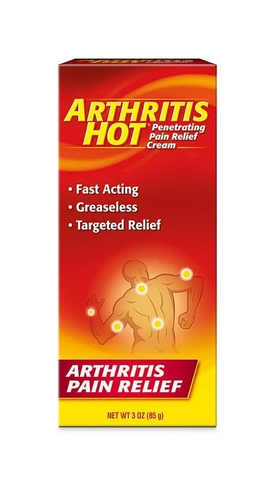 Arthritis Hot Pain Relief Creme Deep Penetrating Fast Acting 3 Ounce Pack of 6 - Image 1 of 1