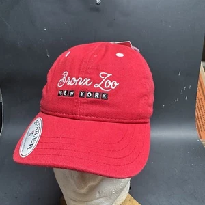 Bronx Zoo NYC Kappe Mütze Kleinkind verstellbar rot Baumwolle The Game - Bild 1 von 8