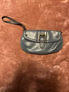 Small Blue Wristlet - Picture 1 of 5