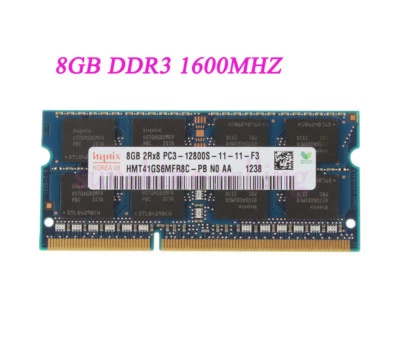 Hynix SODIMM 8GB 4 GB 2GB 1GB DDR2 DDR3 667 800 1066 1600 Laptop Memory RAM Lot - Image 1 of 4