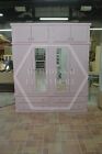 HANDMADE AYLESBURY DOUBLE MIRRORED QUAD WITH TOPBOX IN PINK (NOT FLATPACKED
