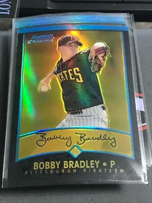  2001 Bowman Chrome Gold Refractors #274 Bobby Bradley pirates/99!   - Image 1 of 2