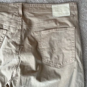 Adriano Goldschmied Jeans Mens 38x34 (Act 40) Khaki Everett Slim Straight Italy - Picture 1 of 8
