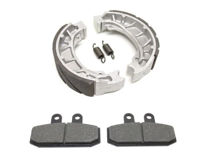 ✅ Honda Bali SJ 50 AF32 Bremsbeläge Bremsbacken Satz Vorne Hinten - Bild 1 von 1