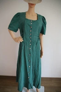 Vintage Dirndl Trachten grüne Dirndl Kleid Jeanskleid🌿 - Bild 1 von 13