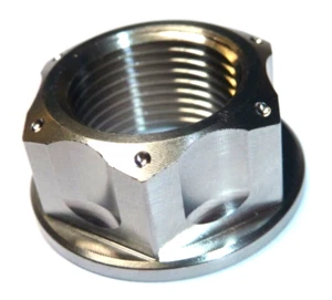 SUZUKI GSXR 750 L1-L9 2011-2019 TITAN VORDERACHSE SPINDEL FLANSCHMUTTER KEIN ROST - Bild 1 von 14