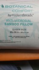 Botanical Comfort Bamboo Pillow Queen 20' x 28" Anti-Microbial NEW