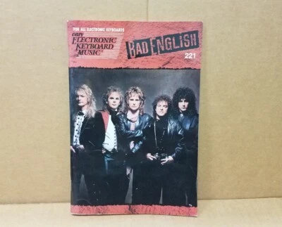 Bad English #221 Easy Electromic Keyboard Music Song Book - Image 1 of 4