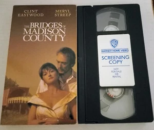 The Bridges of Madison County (VHS, 1996 Warner Brothers) Clint Eastwood PROMO - Picture 1 of 5