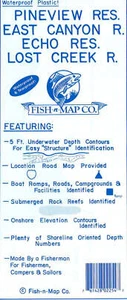 Mapa de pesca de embalses de Pineview, East Canyon, Echo y Lost Creek - Imagen 1 de 1