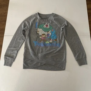 Troll Hunters Girl's Pullover Shirt Size Small 6-6x Gray Long Sleeve - Picture 1 of 8