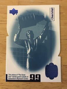 1999-00 Upper Deck Wayne Gretzky Living Legend #99 Checklist /1999