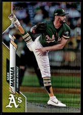 2020 Topps Gold Foil 558 Sean Manaea   Oakland Athletics  Baseball Card