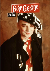2026 Wall Calendar (12pg) BOY GEORGE Vintage Music Photo Poster 1259 - Picture 1 of 2