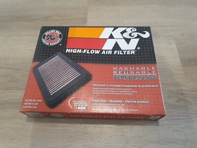 K&N Air Filter For BMW 01-05 320i 325i 325xi 330i 330xi 01-06 325Ci 330Ci M3 L6 - Image 1 of 3