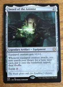 MTG Avventure nei Regni Dimenticati Comandante, Spada dell'Animista - Foto 1 di 1