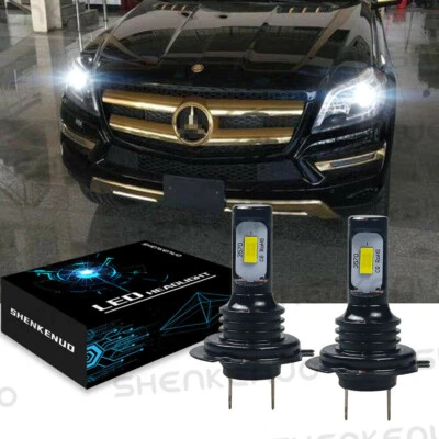 H7 White LED Headlight Bulb Low Beam 6000K for MB GL450 GL350 GLE43 AMG GLE400 - Image 1 of 4