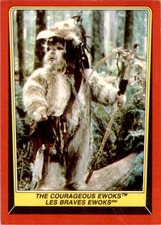1983 1983 O-PEE-CHEE STAR WARS RETURN OF THE JEDI THE COURAGEOUS EWOKS #103