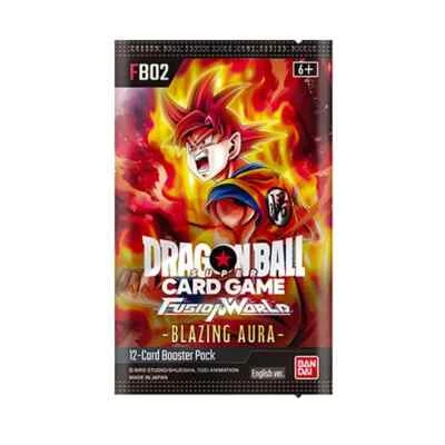 Dragon Ball Super Card Game Fusion World FB02 BLAZING AURA Booster Pack NEU OVP