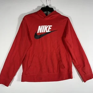 Nike Pullover Hoodie Standard Fit Youth Size XL Red - Picture 1 of 9