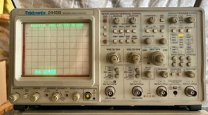 Tektronix 2445B Four Channel 200 MHz Analog Oscilloscope with Option 05 TV Trig - Picture 1 of 10