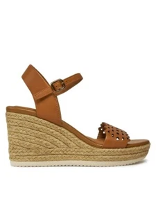 Geox D Ponza Wedge Espadrilles - Cognac - UK 5.5/EU 38.5/US 8.5/250mm - BNIB - Picture 1 of 6