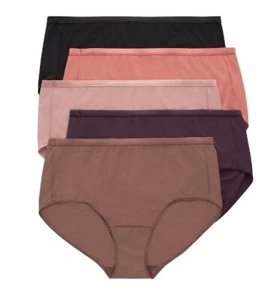 Hanes Just My Size Women's Breathable Mesh Brief Underwear, 5-Pack (Plus Size) - Picture 1 of 5