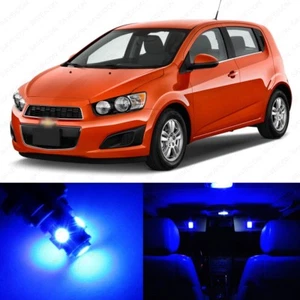 13 x Blue LED Interior Light Package For 2012- 2020 Chevrolet Chevy Sonic + TOOL - Picture 1 of 7