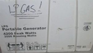 Champion 71108 Propane Portable Generator 4200/3500 Watts w Wheel Kit Regulator - Picture 1 of 1