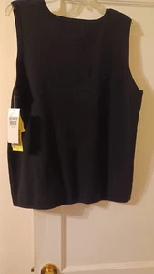 Black Tank Top Stonebridge Signature Size 1X New with Tags - Picture 1 of 5