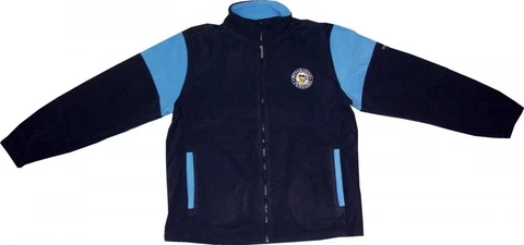 Pittsburgh Penguins NHL Reebok Blue Full-Zip Micro Fleece Jacket Cover