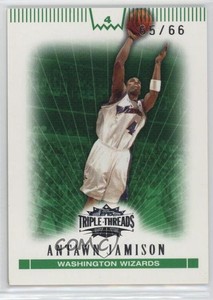 2007-08 Topps Triple Threads Emerald /66 Antawn Jamison #58