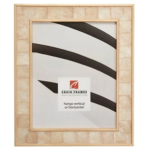 Craig Frames Opulence, 1.625" Gold Mother of Pearl Picture Frame Poster Frame - Picture 1 of 10
