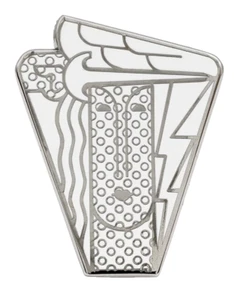 Prendedor esmaltado Roy Lichtenstein Modern Head 2021 edición limitada de 1000 - Imagen 1 de 6