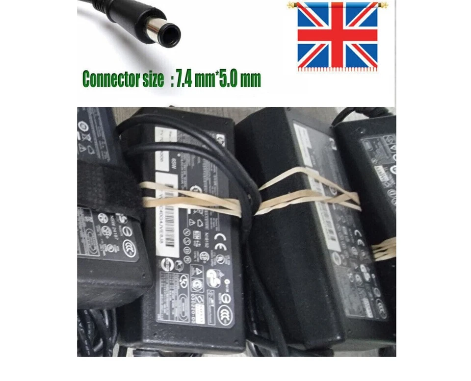 LAPTOP ADAPTER LADEGERÄT FÜR HP COMPAQ 6910P 8510P 8710P 65W AC NETZTEIL KABEL - Bild 1 von 1