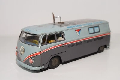 A79 1:24 TAIYO JAPAN TINPLATE VW VOLKSWAGEN TRANSPORTER T1 NTS N.T.S. MOLTO RARO - Immagine 1 di 4