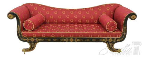 L59506EC: KINDEL Neoclassical Baltimore Settee Sofa Cover