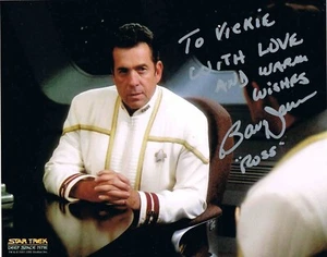 Foto a color de Barry Jenner 8x10. Almirante Ross. Star Trek Deep Space 9.  Coche. - Imagen 1 de 3