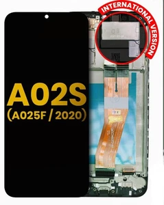 Samsung Galaxy A02S A025F A025M LCD Touch Screen Digitizer with Frame - Picture 1 of 4