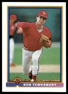 1991 Bowman Bob Tewksbury St. Louis Cardinals #394 - Picture 1 of 2