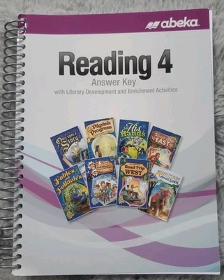 Abeka Reading 4 Answer Key Like New - Image 1 of 2
