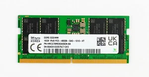 SK hynix 16GB DDR5 4800MHz SODIMM Laptop RAM 1Rx8 - HMCG78MEBSA092N - Bild 1 von 2