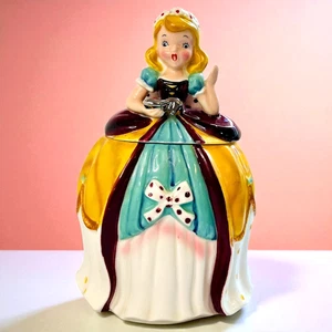 Napco Cinderella Ceramic Cookie Jar K2292 Vintage 1957 Japan Princess 9.5" READ - Picture 1 of 21