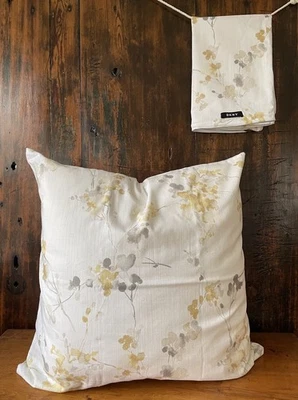 2 Fundas de Almohada DKNY Otoño Otoño Tiempo Floral Estampado Acuarela 24x24 Foto 1 de 4