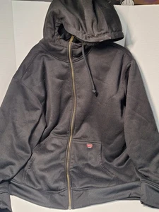 Chaqueta con Capucha Wrangler Workwear, Cremallera Completa, 2xl (50-52), Negra, Forrada - Imagen 1 de 7