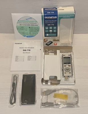 Olympus DM‑770 Digital Voice Recorder | New Opened Box | RARE - Image 1 of 4